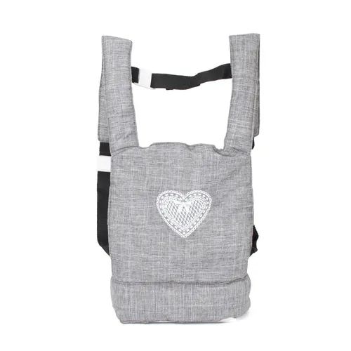 Bayer Chic 2000 Puppen Tragegurt Puppentrage Jeans grau TOP