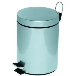 Alco Mülleimer 2961, silber aus Metall, 12 Liter