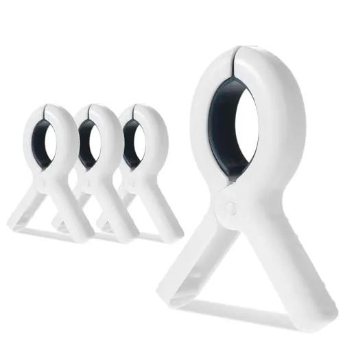 Stück Handtuchklemmen, Große Wäscheklammern, Winddicht Badetuch Klammern, Kunststoff Strandtuch Clips für Strandliegen, rutschfeste Handtuch Klammern für Tägliche Wäsche Bettwäsche Dicke Kleidung 4