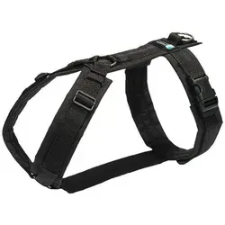 AnnyX Hunde-Geschirr Brustgeschirr Fun - Gepolstert und Superbequem, Schwarz, S - Weiteres Autozubehör für Hunde, gepolstertes Brustgeschirr mit gleichmäßiger Druckverteilung für maximalen Komfort und einen bequemen Einstieg.