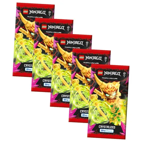 Lego Ninjago Karten Trading Cards Serie 8 - CRYSTALIZED Sammelkarten - 5 Booster