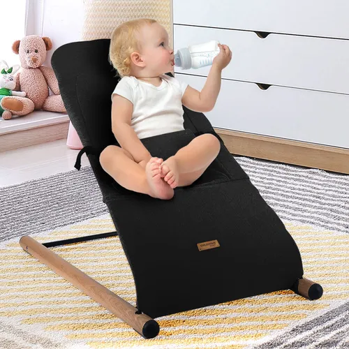 Babywippe Bouncer mit waschbarem Bezug, gepolstert und sicher