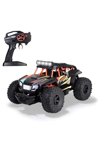 Dickie Toys Ferngesteuerter Geländewagen AC Badland Explorer - RC-Modelle – 32 cm großer Monstertruck mit 2-Kanal-Fernsteuerung, bis zu 15 km/h schnell, ideal für Abenteuer im Gelände, perfekt für Kinder ab 6 Jahren.