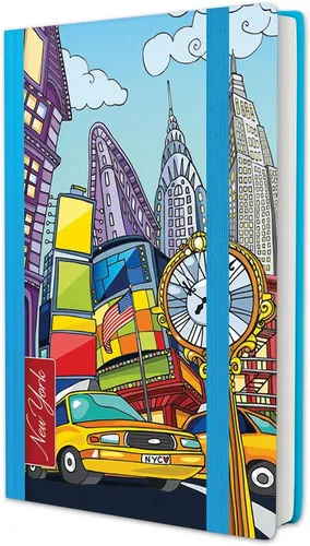RNK Notizbuch RNK Notizbuch New York 9x14,3cm liniertt 100Bl