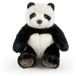 Living Nature Panda 20 cm ohne Sound - Kuscheltiere - Realistisches Design, weich und ideal für kleine Kinderhände, perfekt zum Kuscheln und Spielen ohne Sound.