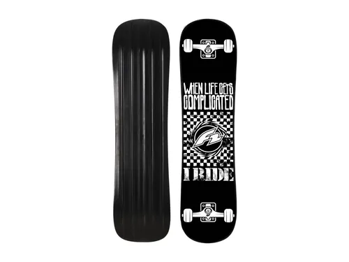 F2 Snowboard Snowdeck 89 cm – Flexibles Schnee Skateboard für Tricks