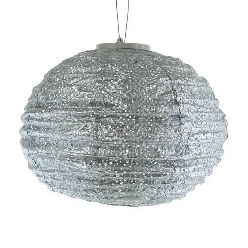 Lumiz LED-Solarlaterne ''Lace Rond'' in Silber in silber von LUMIZ