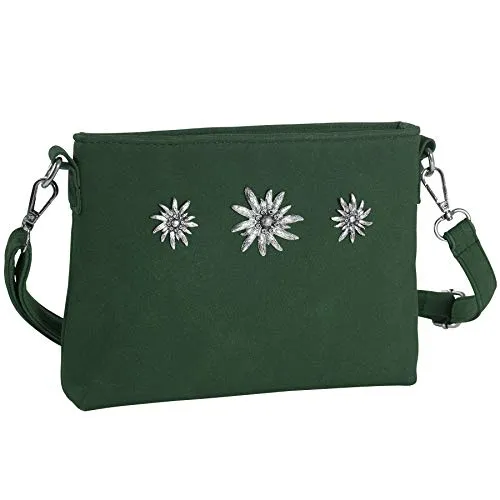 dressforfun Dirndl Tasche in Wildlederoptik - Stilvolle Trachten Handtasche für Damen - Vielseitige Handtasche in edler Wildlederoptik, ideal für Oktoberfest und Trachten-Hochzeiten. Praktische Fächer sorgen für Ordnung und sicheren Transport Deiner Wertsachen. Perfekt für jeden Anlass!