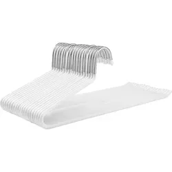 SONGMICS Hosenbügel 20er Set - Hosenbügel aus robustem Metall, rutschfest und platzsparend für einen aufgeräumten Kleiderschrank. Ideal für Hosen, Unterwäsche und mehr!