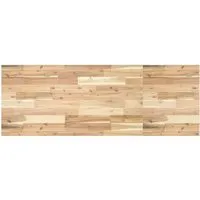vidaXL Tischplatte Rechteckig 140x50x2 cm aus Massivholz Akazie - Zubehör für Möbel: Langlebige Tischplatte aus unbehandeltem Akazienholz, ideal für individuelle Gestaltung und vielseitig einsetzbar für verschiedene Tischarten.