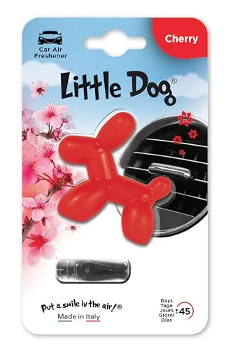 Little Joe Little Dog Gel-Parfümierer Kirsch-Duft für Autolüfter. Lang anhaltend, bis zu 45 Tage. Unwiderstehlicher und lustiger Duft für alle Zielgruppen.