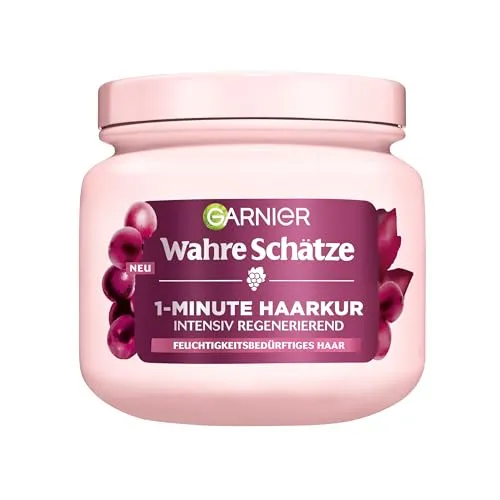 GARNIER Wahre Schätze 1-Minute Haarkur Haarkur 340 ml