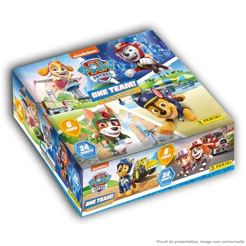 Panini Paw Patrol Trading Cards 2-One Super Team, Box mit 24 Hüllen, 005016BOX24F