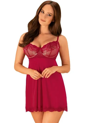 Obsessive Babydolltop Rosalyne in rot von Obsessive