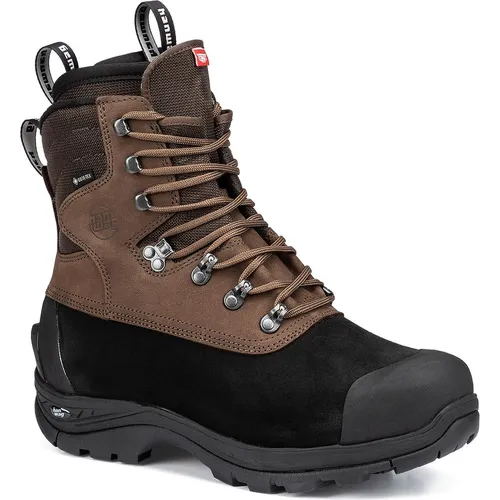 Hanwag Fjäll Extreme GTX erde_brown (56) 7,5 - Winterschuhe für Herren mit innovativer Gore-Tex Membran, wasserdicht und atmungsaktiv. Ideal für extreme Temperaturen bis -40°C dank herausnehmbarer Thermo-Innenschuhe und griffiger IceGrip Profilsohle.