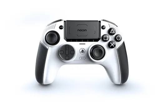 Nacon Revolution 5 Pro Wireless Controller - Weiß - Gaming-Zubehör: Anpassbarer Wireless Controller für PS5, PS4 und PC mit einzigartiger dualer Verbindung, Hall-Effekt-Technologie und individueller Joystick-Anpassung für ultimatives Spielerlebnis.