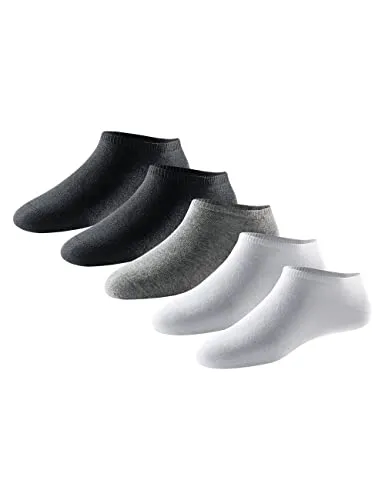 Schiesser Damen 5 Pack Sneakersocken Strümpfe Füßlinge - Stay Fresh Socken, Sortiert 1_179825, 39-42 EU
