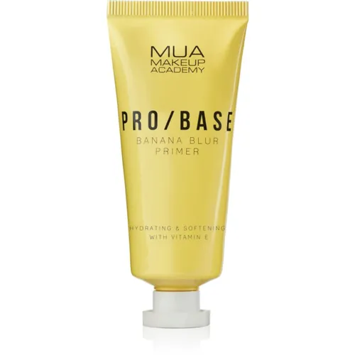 MUA Makeup Academy PRO/BASE Banana Blur feuchtigkeitsspendender Primer unter dem Make-up 30 ml
