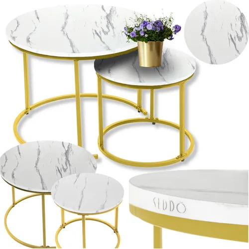 Runde Couchtische Set