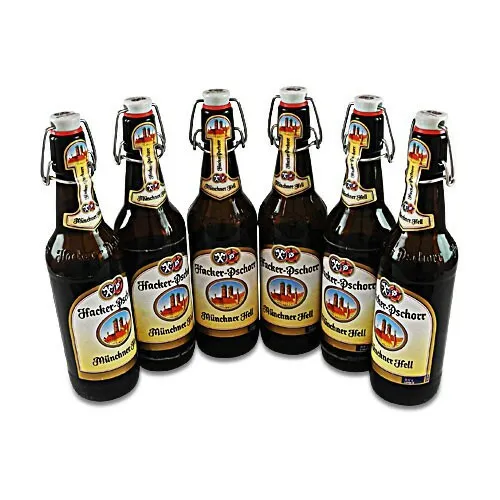  5,33€/1l) Hacker-Pschorr Münchner Hell (6 Flaschen à 0,5 l / 5,0 % vol.