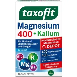 Taxofit Magnesium 400+kalium Depot Tabletten 30 St
