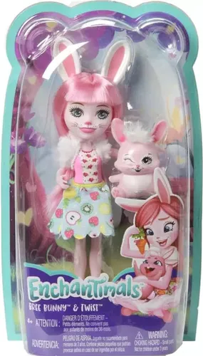 Enchantimals. FXM73 Lalka Bree Bunny + Twist Enchantimals 887961695526