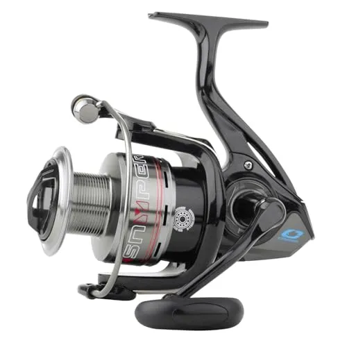 Cresta Rolle Snyper 4000 - Hochwertige Stationärrolle für Friedfischangeln - Angelrollen für Süßwasserangeln, ideal für Barbe, Brachse und Karpfen. Mit 5+1 Kugellagern und 77 cm Schnureinzug pro Kurbelumdrehung für präzise Angelergebnisse.