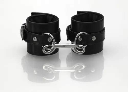 von Hohenstein Leder Handfesseln BOND in schwarz von von Hohenstein