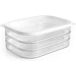 GOURMETmaxx Frischhaltedosen mit Deckel für den Kühlschrank