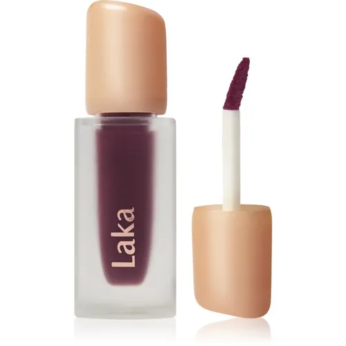 Laka Fruity Glam Tint langlebiger Lipgloss mit feuchtigkeitsspendender Wirkung Farbton 123 Unsweet Berry 4.5 g