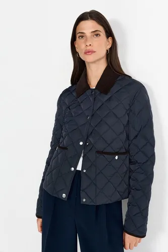 Steppjacke RICHROYAL Damen, Gr. 38, midnight blau - Funktionsjacke aus leichtem Webstoff, ideal für Spaziergänge oder Verabredungen. Mit praktischen Taschen und eingefassten Ärmeln für zusätzlichen Komfort.