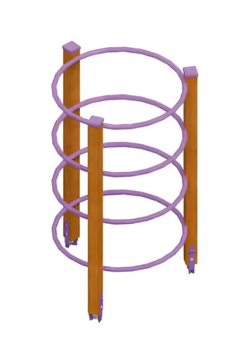 Hochwertige Spielplatz Spielstätte für Kinder - Aktiver Spielbereich mit Burg-Thema, geeignet für Kinder von 1 bis 11 Jahren. Modernes Design und robuste Qualität, ideal für den Außenbereich.
