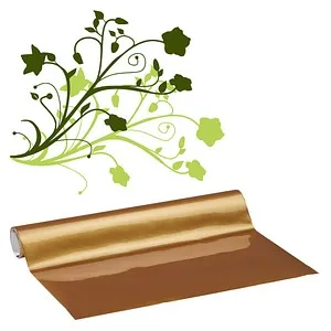 plottiX Vinylfolie permanent gold 31,5 cm x 1,0 m, 1 Rolle