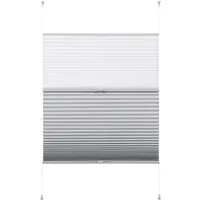GARDINIA EASYFIX Day + Night Plissee - Plissee ohne Bohren, einfach zu montieren und individuell höhenverstellbar für optimalen Sichtschutz und Verdunklung, ideal für Fenster mit 90 x 210 cm.