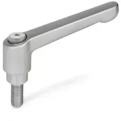 VERSTELLBARER EDELSTAHL-KLEMMHEBEL