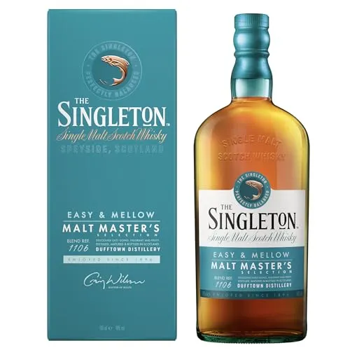 The Singleton of Dufftown - Malt Master’s Selection Single Scotch Whisky 40% vol 700ml, handgefertigt mit Geschenkverpackung und Aromen von Honig und Vanille