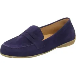 Gabor Slipper in Atlantik - Elegante Slipper aus Wildleder in Größe 37.5, mit echtem Leder-Innenmaterial und einem komfortablen Absatz von 1.5 cm - perfekt für stilbewusste Damen.