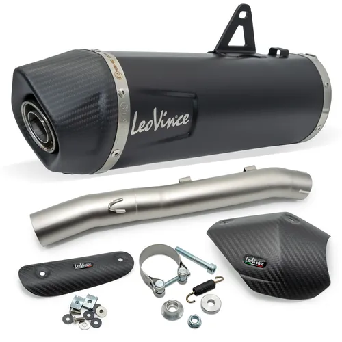 Endschalldämpfer LeoVince SLIP-ON SBK LV ONE EVO Black Edition Edelstahl