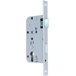 MS Beschläge Falzschloss 235x20mm Stulp kantig Einsteckschloss Zimmertürschloss PZ DIN rechts