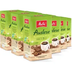 Melitta Auslese Mild Filter-Kaffee gemahlen, Set für Filterkaffeemaschinen