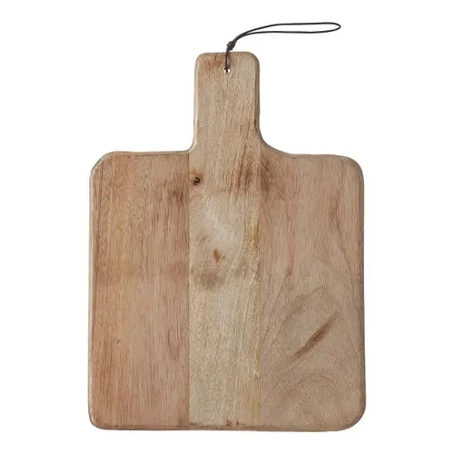 Mica Tranchierbrett Duko Quadrat Mangoholz H 1 x B 30 x T 20 cm braun
