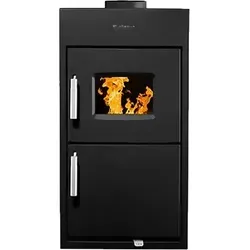 Buderus Logaflame HLS117 - Festbrennstoff-Heizeinsatz mit 8 kW, effiziente Installation und hoher Wirkungsgrad von bis zu 84 %