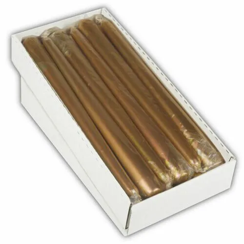 STARPAK 12 Kerzen gold in gold von PAPSTAR