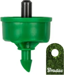 Garten Tropfer mit Druckausgleich 4l/h Außgang 5mm Micro Bewässerung NO-DRAIN Bradas