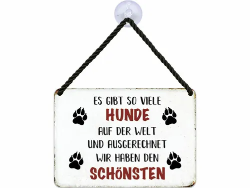 Produktbild Kulthänger Blechschild Schönster Hund KH113
