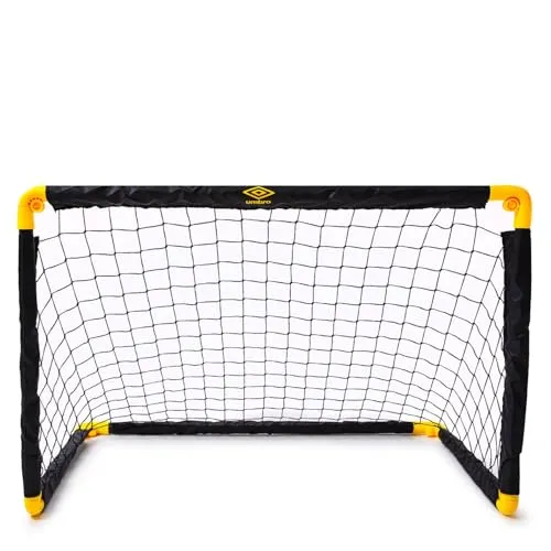 Umbro Fußballtor 90 x 59 x 61 cm - Faltbares Fußballtor - Ideal für den Garten, leicht transportierbar und platzsparend für unvergessliche Fußballspiele im Freien.