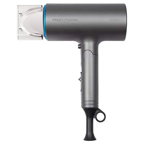 ProfiCare® Haartrockner klappbar |1600W | kompakter Hair Dryer für Reisen | Ionisierungsfunktion für glänzendes Haar | Reiseföhn | 3 Stufen | Soft Touch