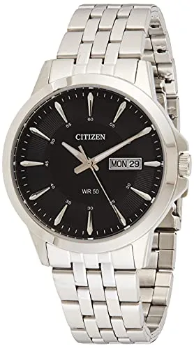 Citizen Herrenuhr Quarz BF2011-51 mit Edelstahl Gliederband - Armbanduhren mit elegantem Design, wasserdicht bis 5 ATM und hochwertigem Quarzwerk für präzise Zeitmessung.