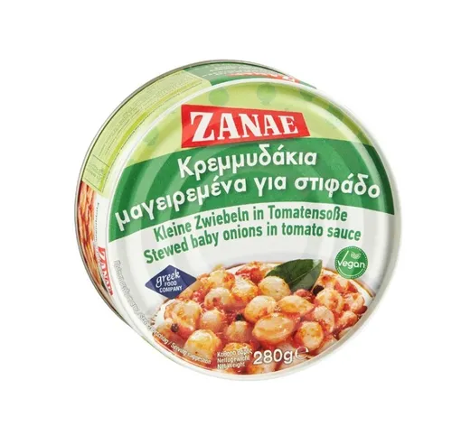 Zanae Stifado Zwiebeln in Tomatensoße (280g)