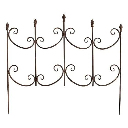 Beetzaun aus Metall 60 x 69 cm